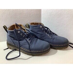 Women's Doc Martens Bonny Airwair Canvas Boots Size 5M Blue AW004